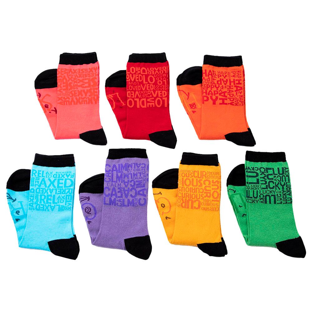 BiggDesign - Moods Up Female Socket Socks - 7pcs