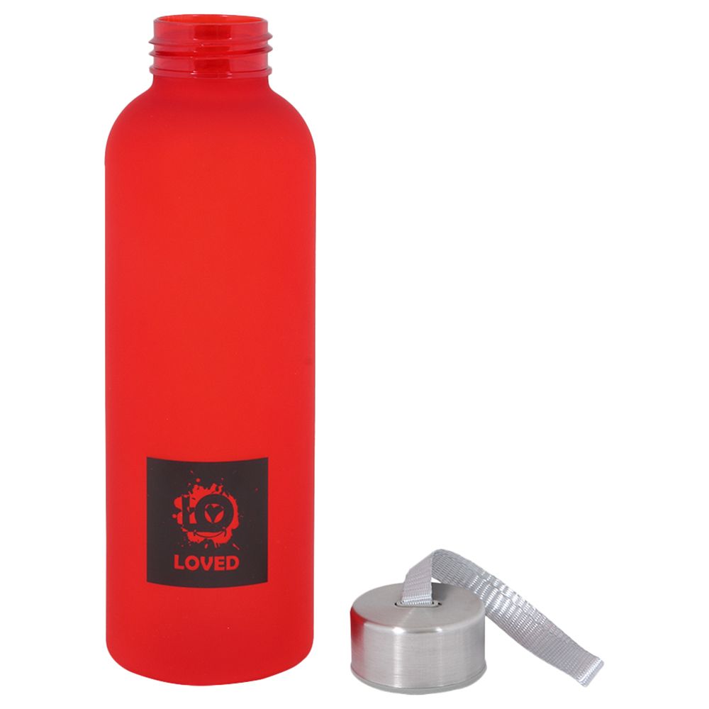 Biggdesign - Moods Up Loved Water Bottle - 580 ml - Red