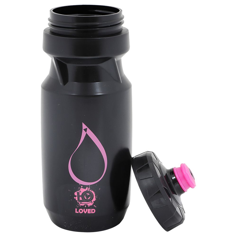 Biggdesign - Moods Up Love Water Bottle - 600 ml - Black