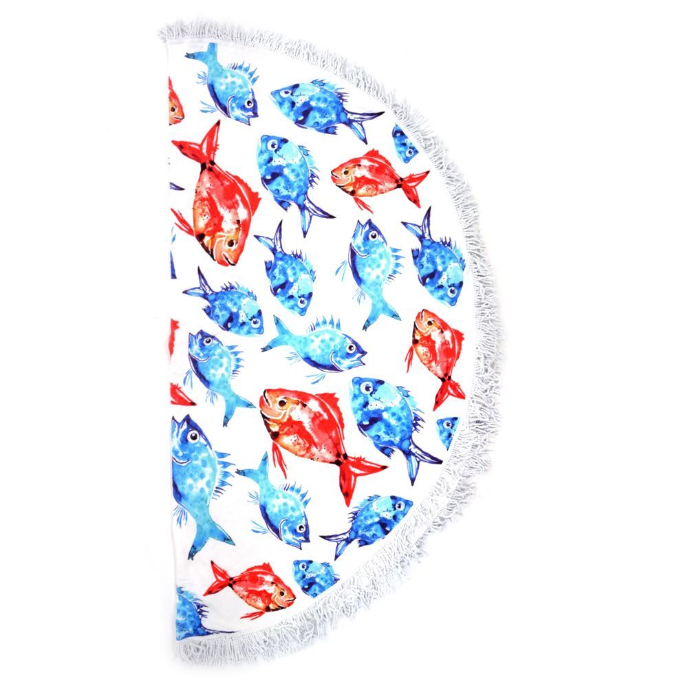 BiggDesign - Anemoss Sea Bream Round Beach Towel