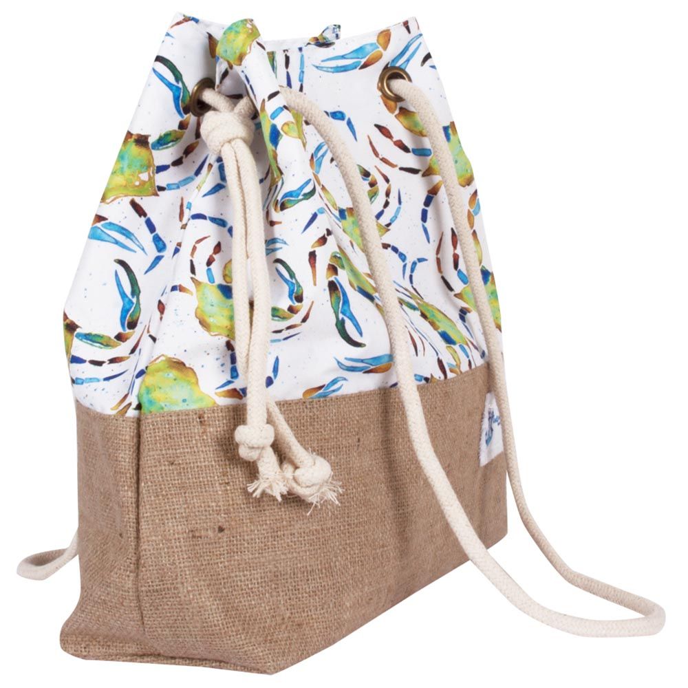 BiggDesign - Crab Patterned Beach Bag