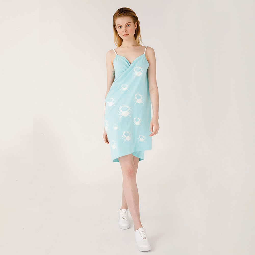 Anemoss - Crab Beach Dress - 74cm - Blue