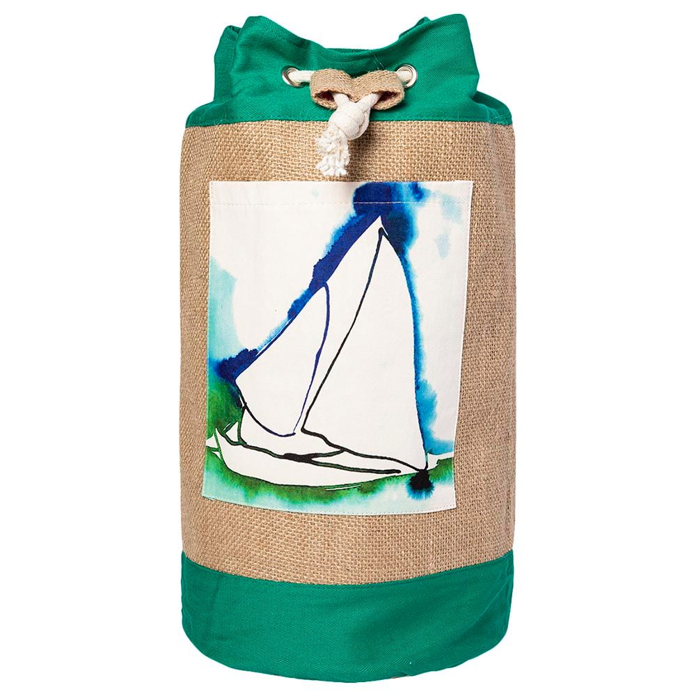 Anemoss - Sailboat Jute Bag