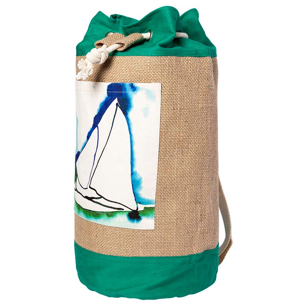 Anemoss - Sailboat Jute Bag