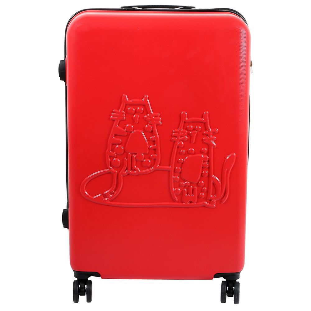 Biggdesign - Cats Carry On Luggage 20" - Small - Red