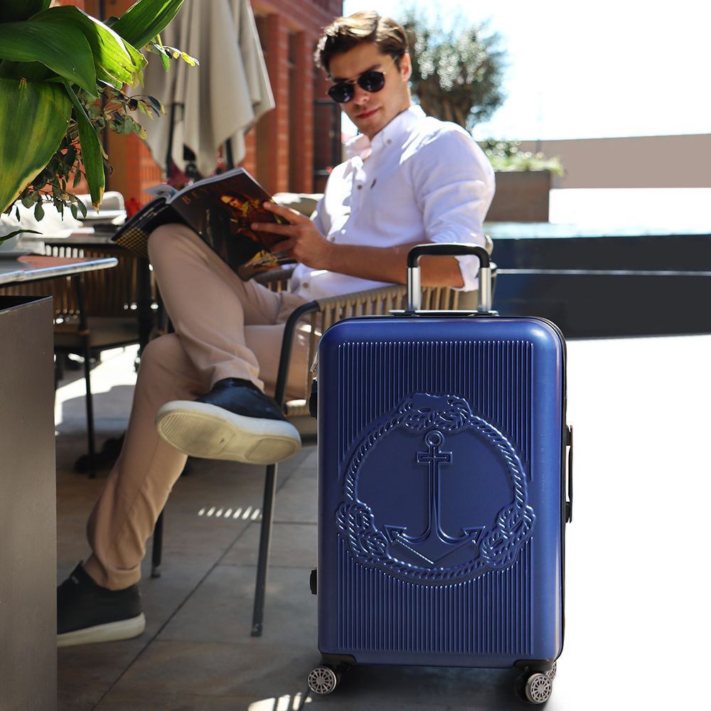 Biggdesign - Ocean Suitcase Luggage 24" - Medium - Blue