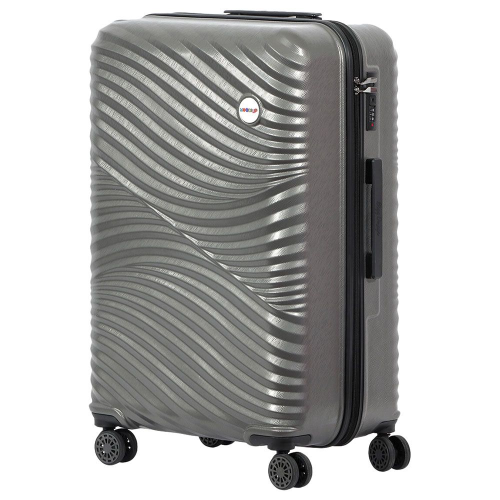 BiggDesign - Moods Up Hard Luggage Sets w/ Spinner Wheels - 3pcs - Anthracite