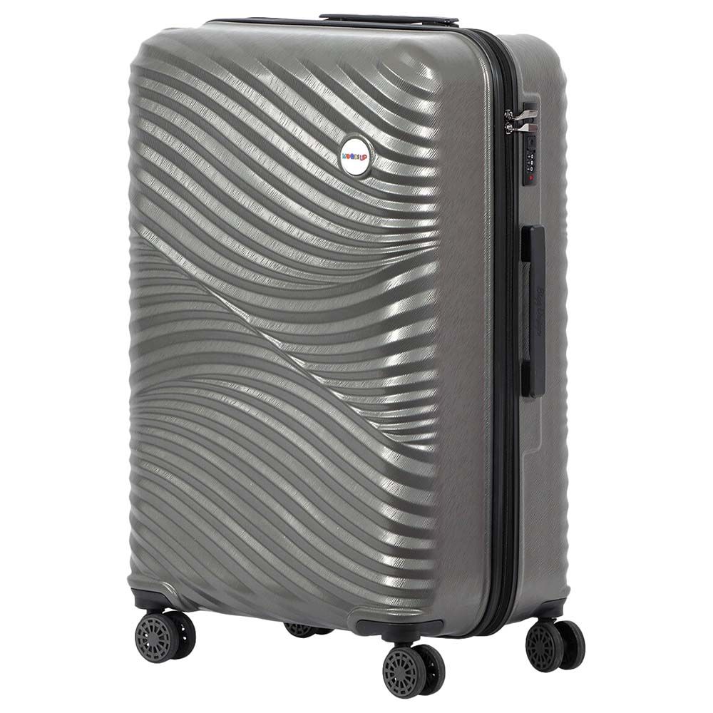 BiggDesign - Moods Up Suitcase Luggage - L - Anthracite - 28-Inch