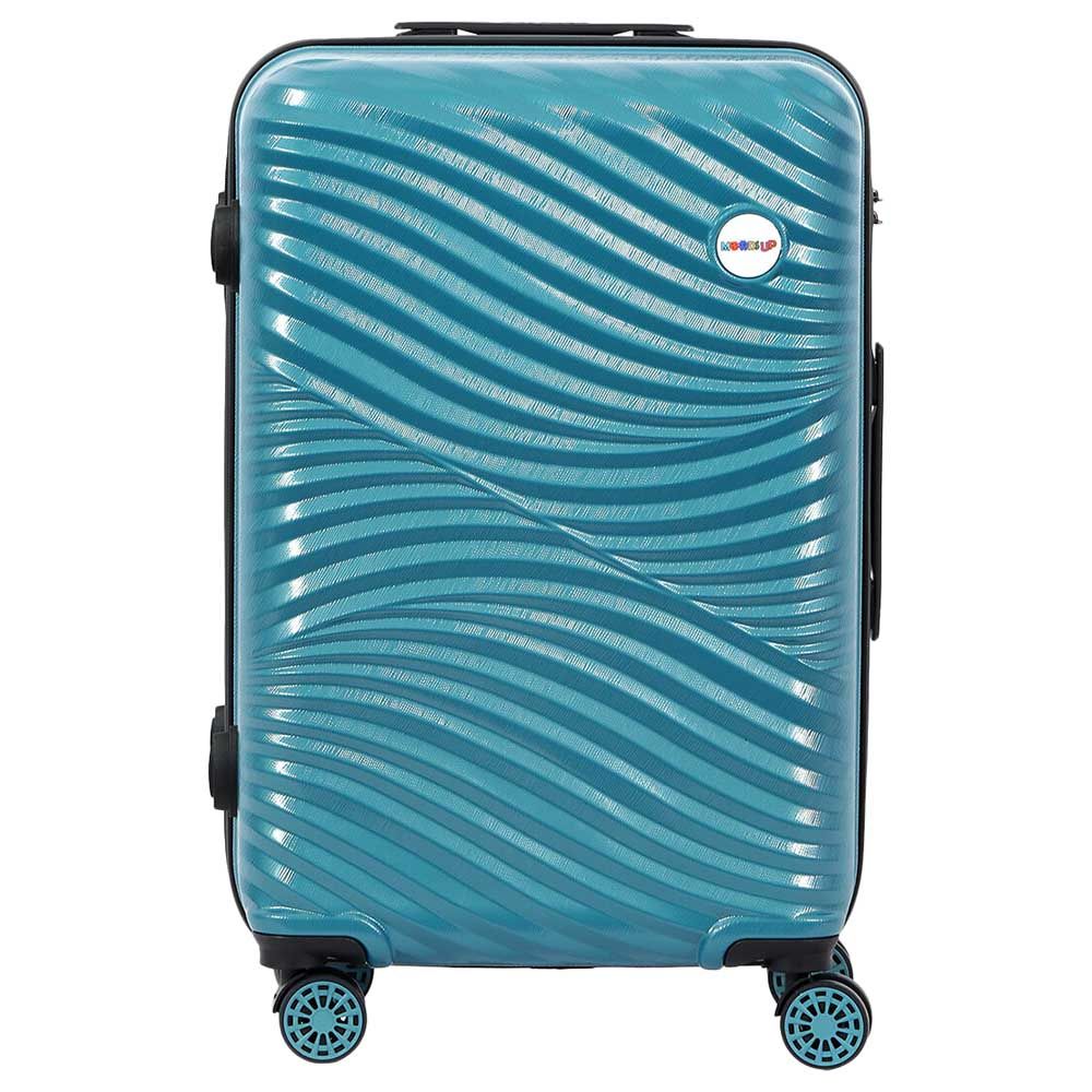 BiggDesign - Moods Up Medium Suitcase w/ Wheels - Steel Blue - 24-Inch