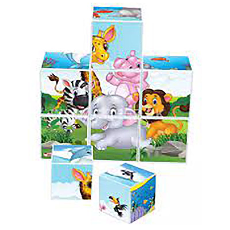 Dede - Illustrated Cubes - 9 pcs-Assorted