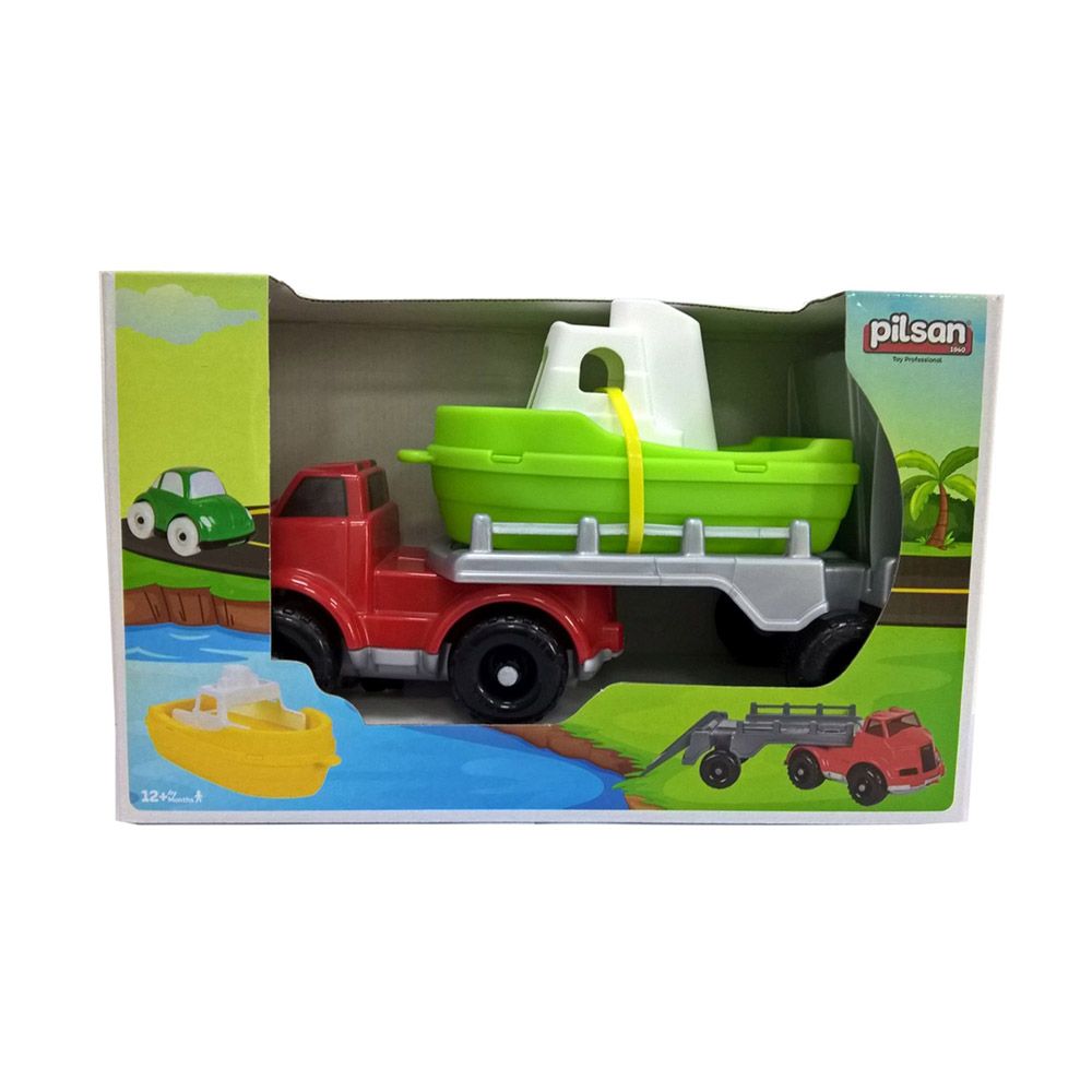 Pilsan - Master Transport Truck With Green Ship