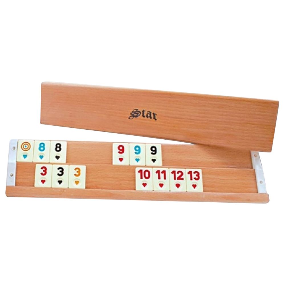 Star Games - Wood Rummy Set