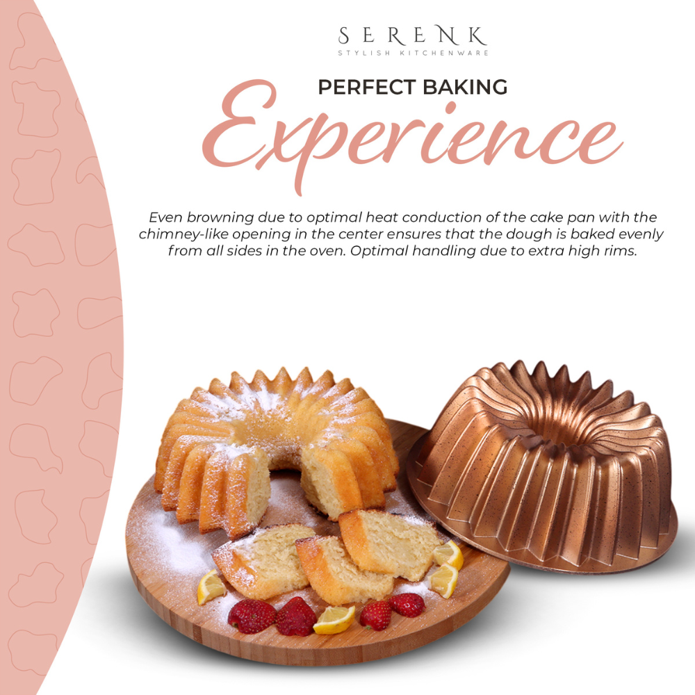 Serenk - Fun Cooking Star Bundt Cake Pan 10.2-inch