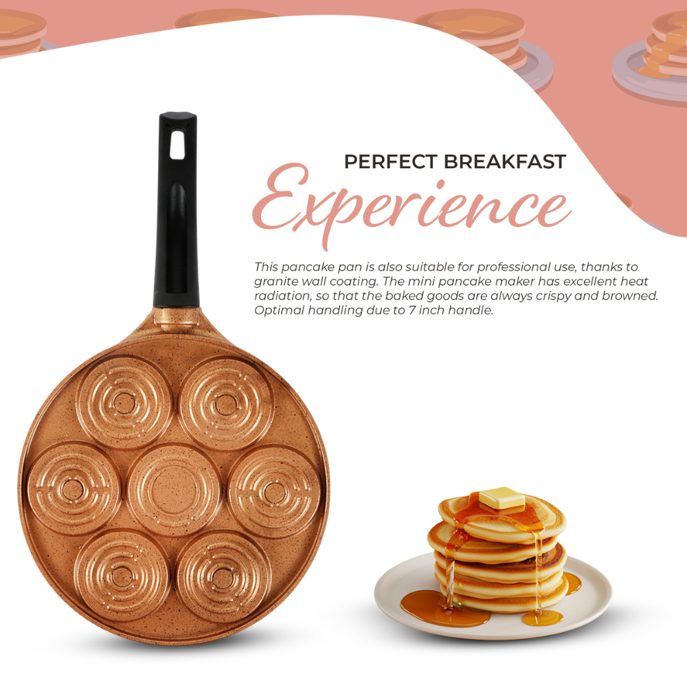 Serenk - Fun Cooking Smile Mini Pancakes Maker 10.2-inch