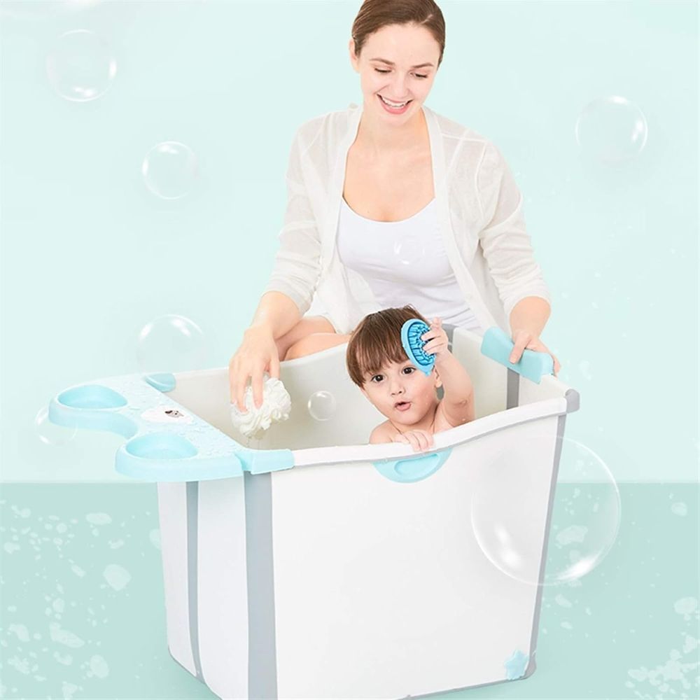 Little Angel - Baby Folding Bathtub - Blue