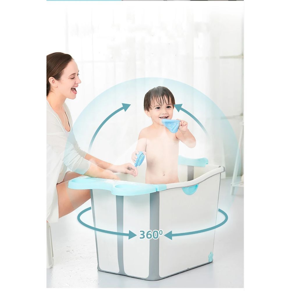 Little Angel - Baby Folding Bathtub - Blue