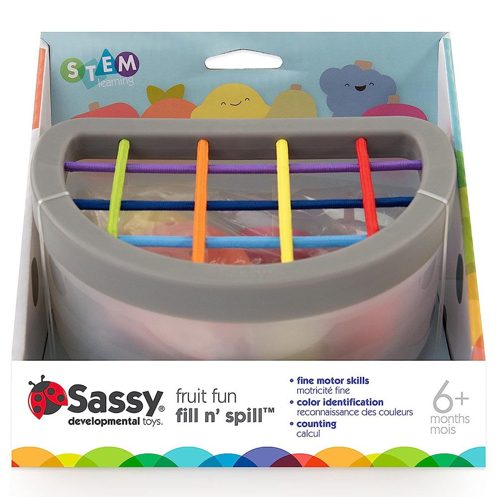 Sassy - Fruit Fill N' Spill Early Development Toy