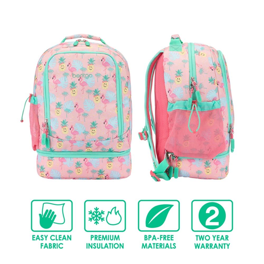 Bentgo - Kids Prints Backpack - Tropical - 16.5-Inch