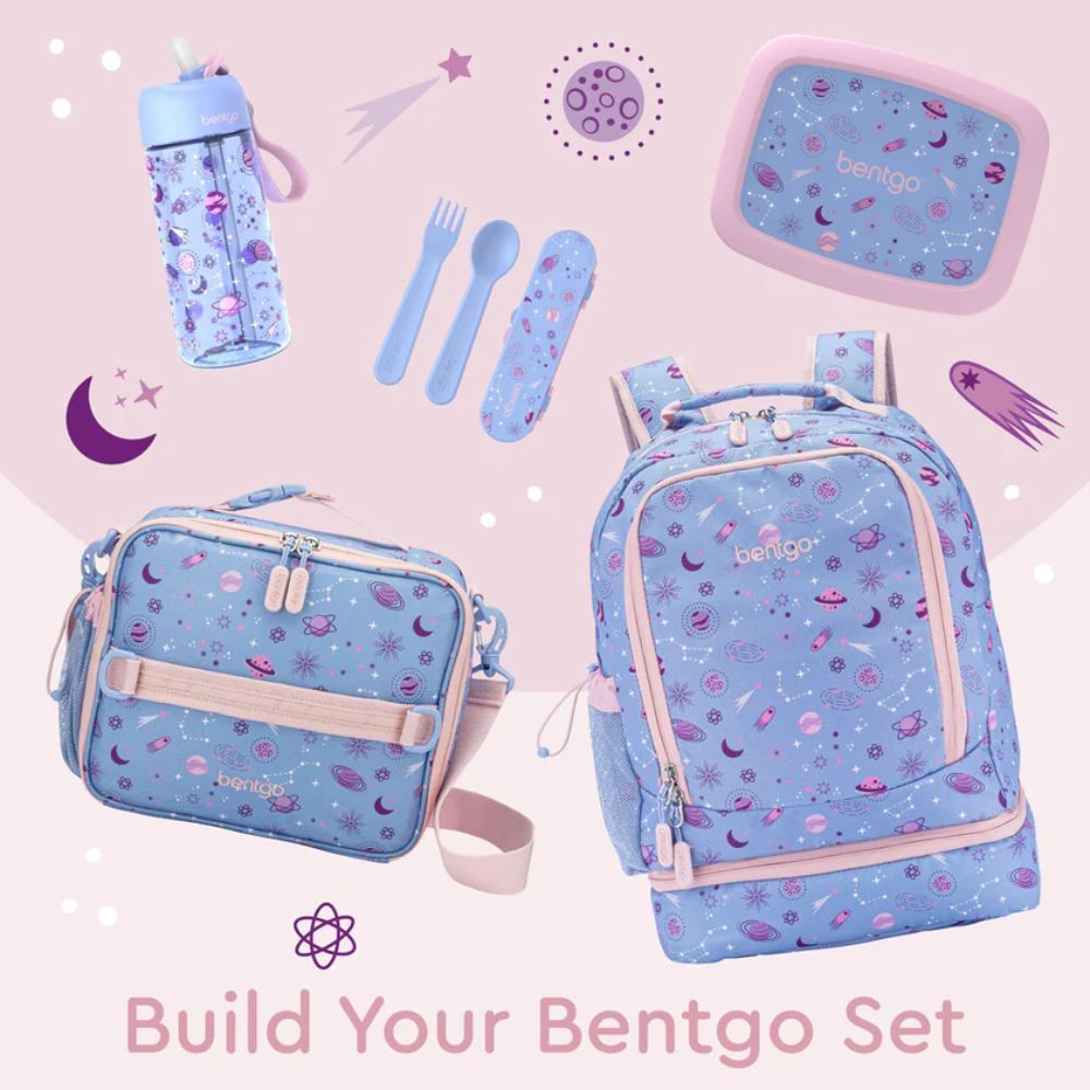 Bentgo - Kids2-in-1 Backpack 16.7-Inch - Lavender Galaxy