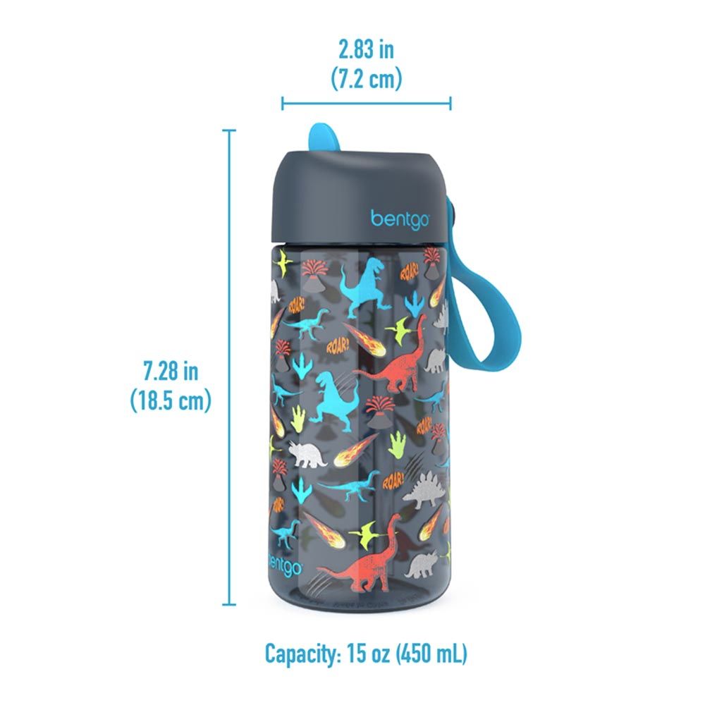 Bentgo - Kinds Water Bottle 450 ml - Dinosaur