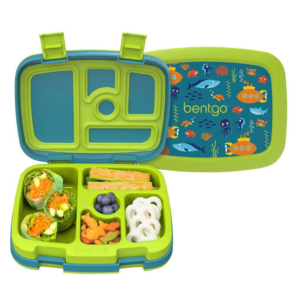 Bentgo - 5 Compartments Kids Prints Lunchbox - Submarines