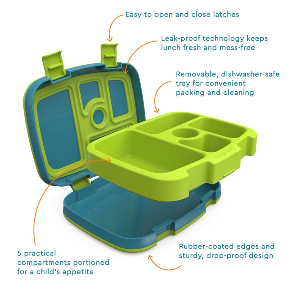 Bentgo - 5 Compartments Kids Prints Lunchbox - Submarines