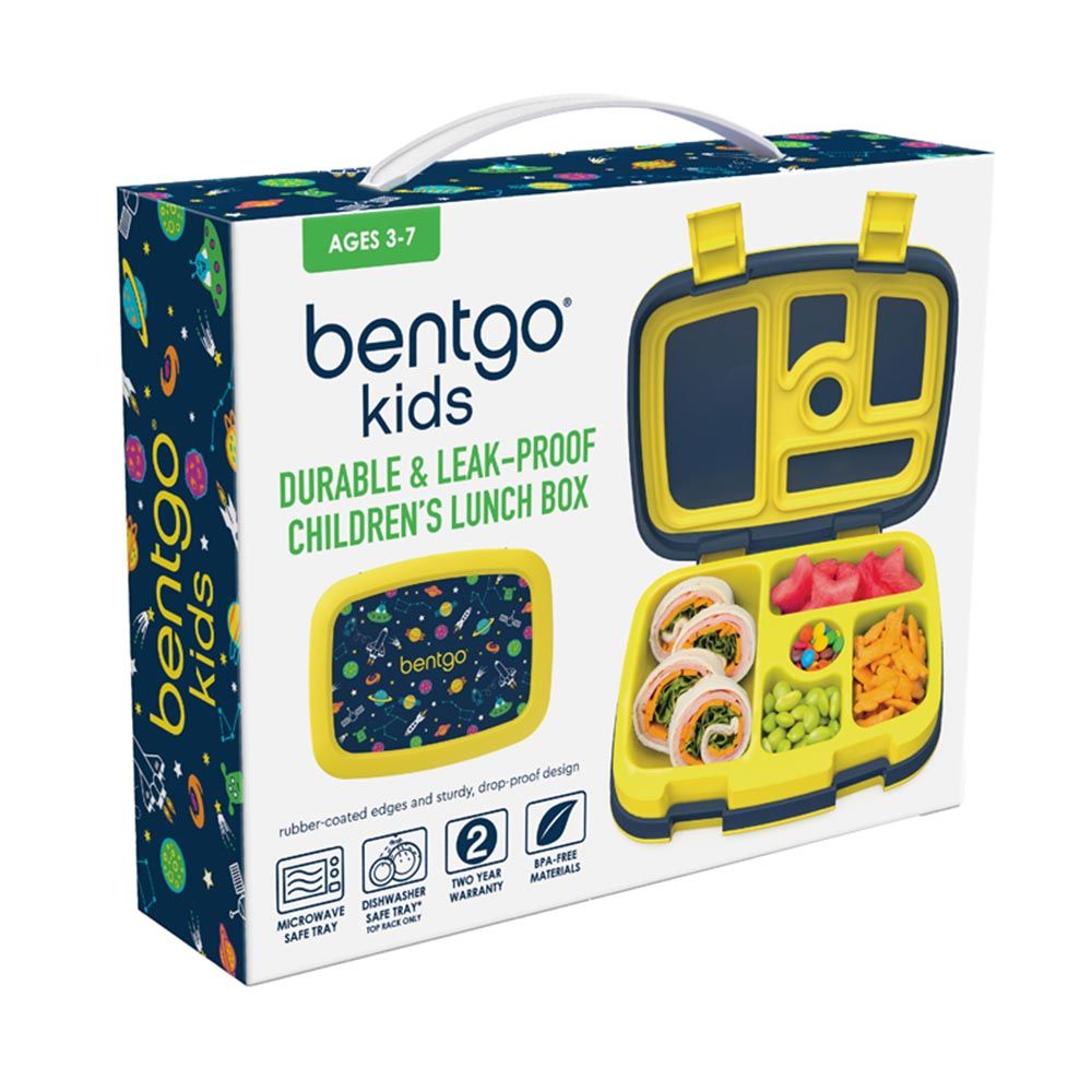 Bentgo - 5 Compartments Kids Prints Lunchbox - Space