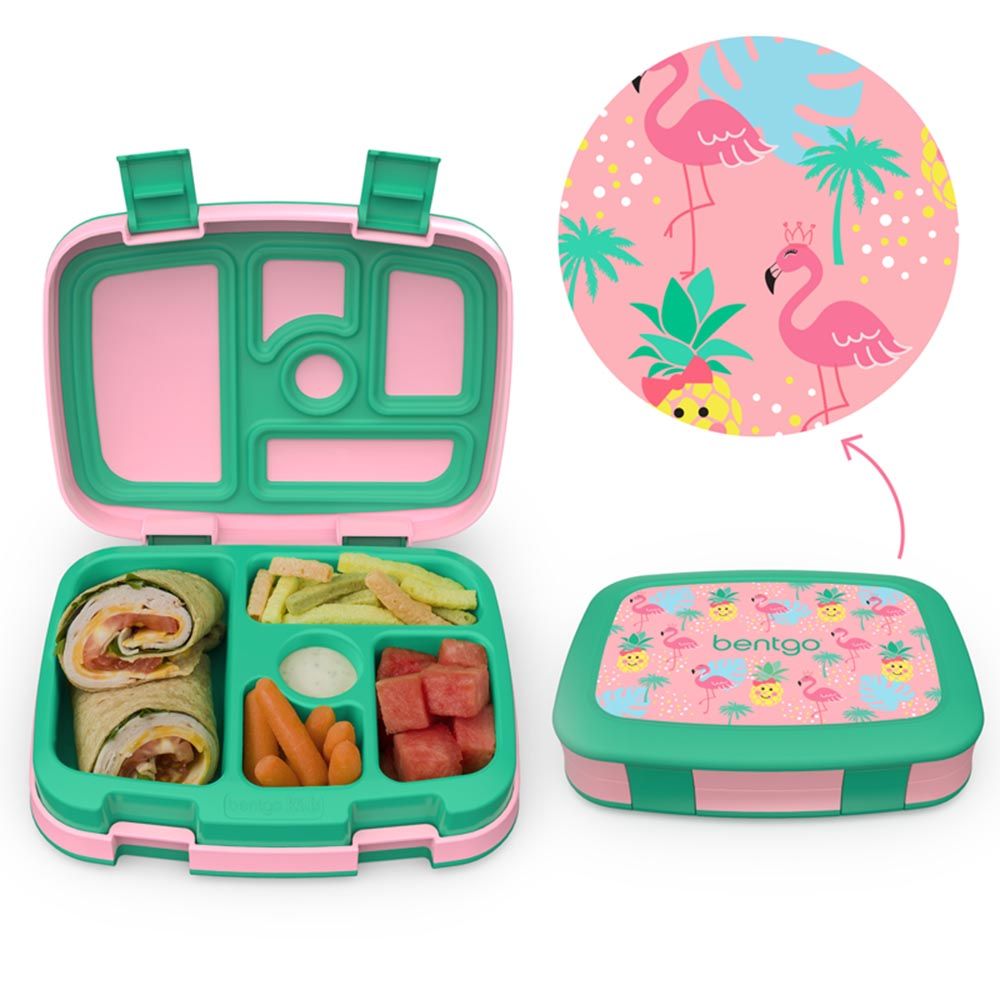 Bentgo - 4 Compartments Kids Prints Lunchbox - Tropical