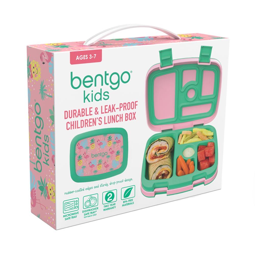 Bentgo - 4 Compartments Kids Prints Lunchbox - Tropical