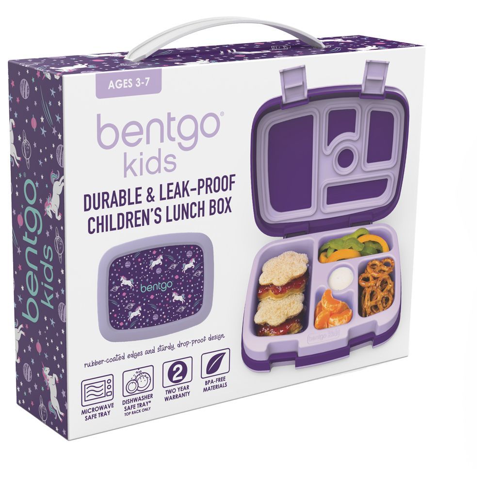 Bentgo - Kids Prints Lunchbox & Lunchbag - Unicorn