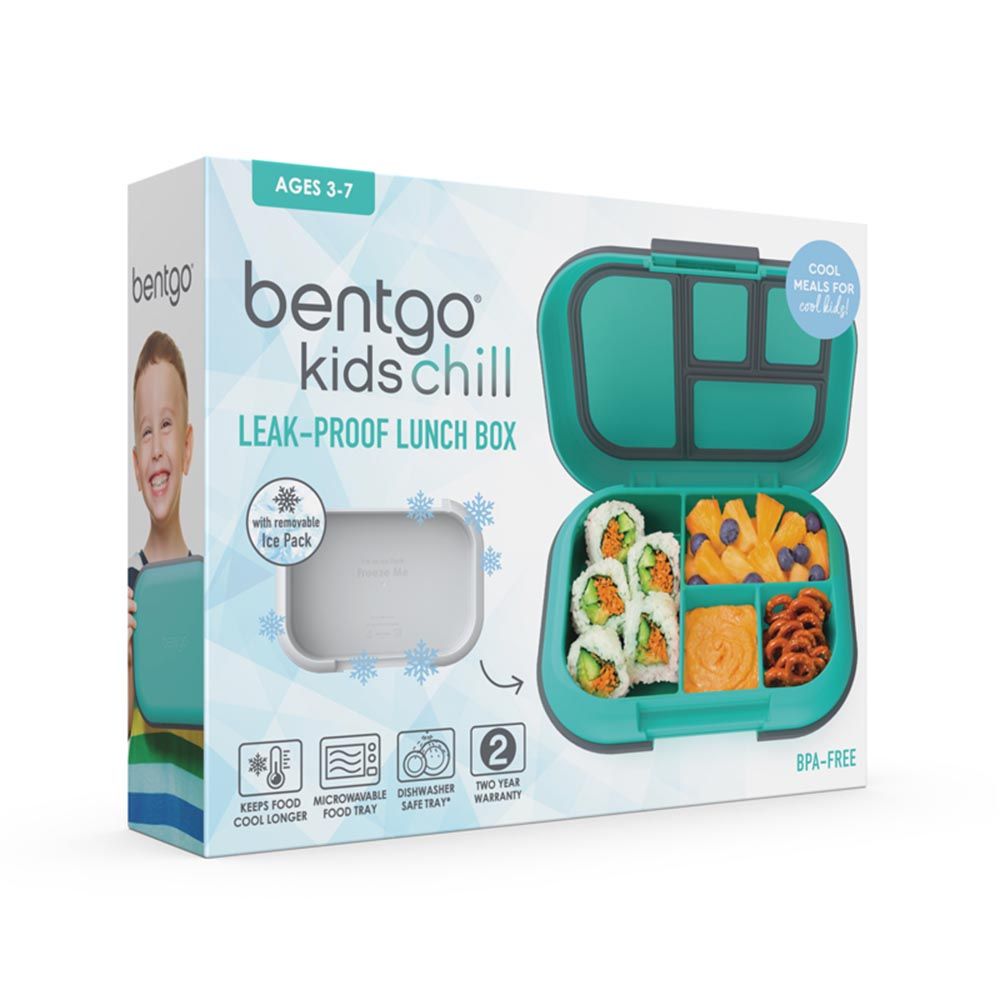 Bentgo - Kids Chill Lunch Box - Electric Aqua