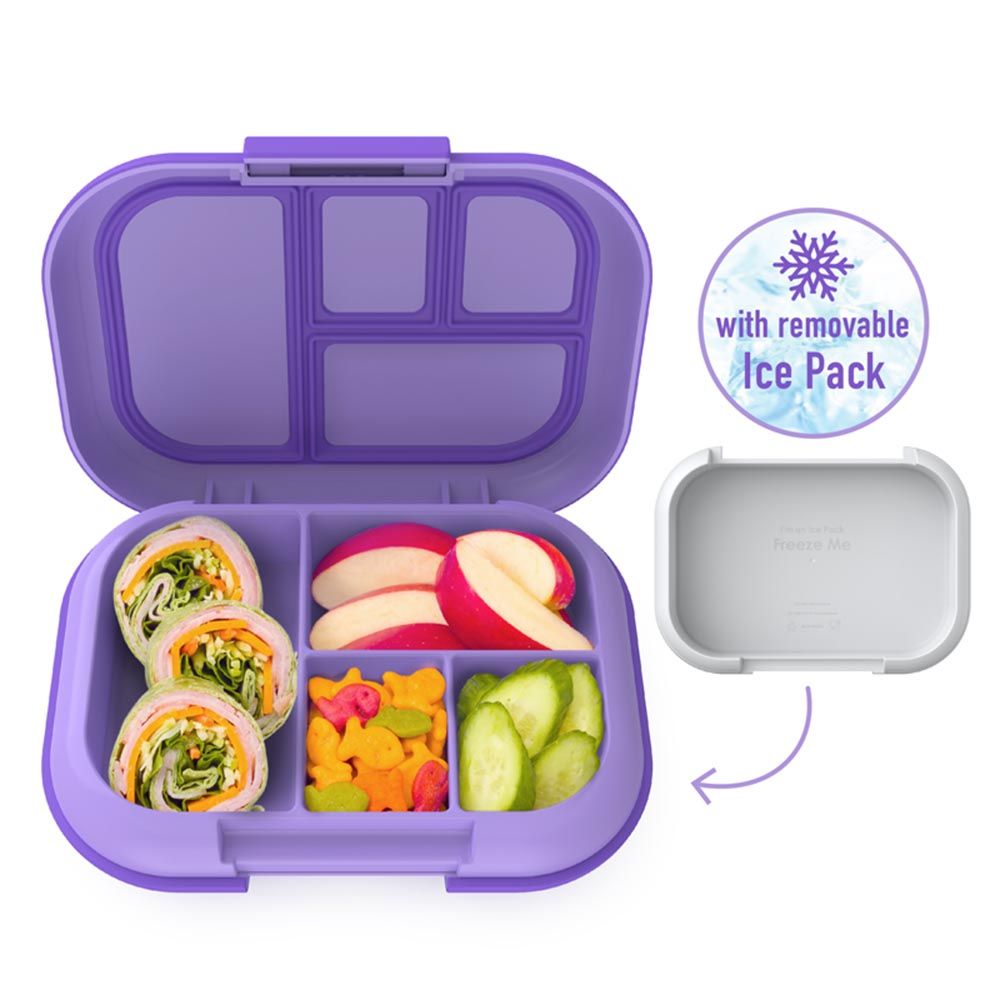 Bentgo - 4 Compartments Kids Chill Lunch Box - Purple