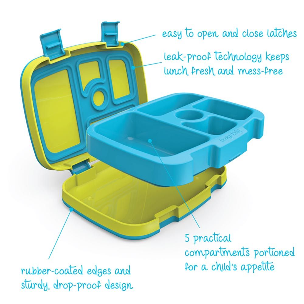 Bentgo - 5 Compartments Kids Birghts Lunchbox - Citrus Yellow