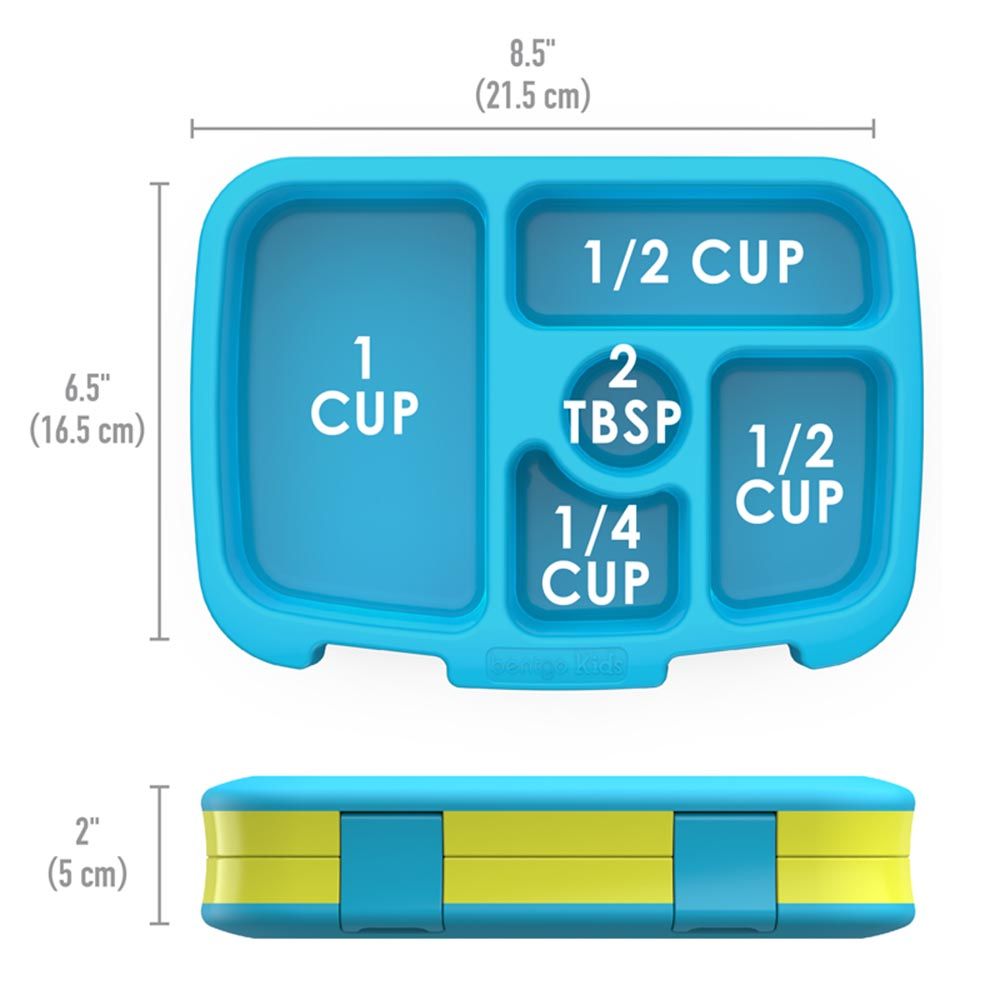 Bentgo - 5 Compartments Kids Birghts Lunchbox - Citrus Yellow