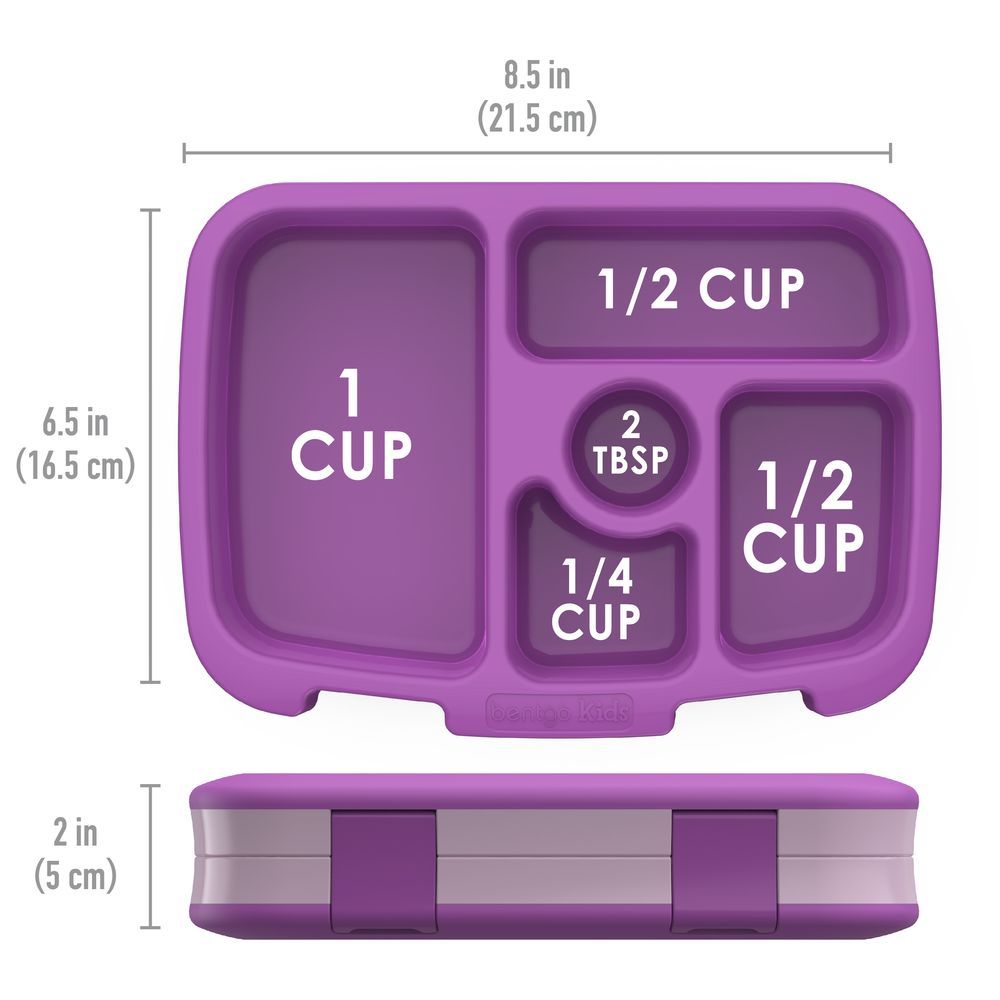 بينتغو - صندوق غداء كيدز كولور- بنفسجي