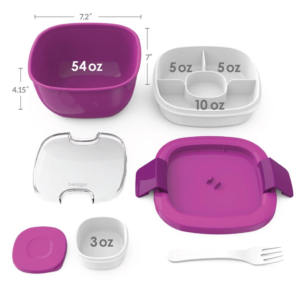 Bentgo - Salad Container - Purple