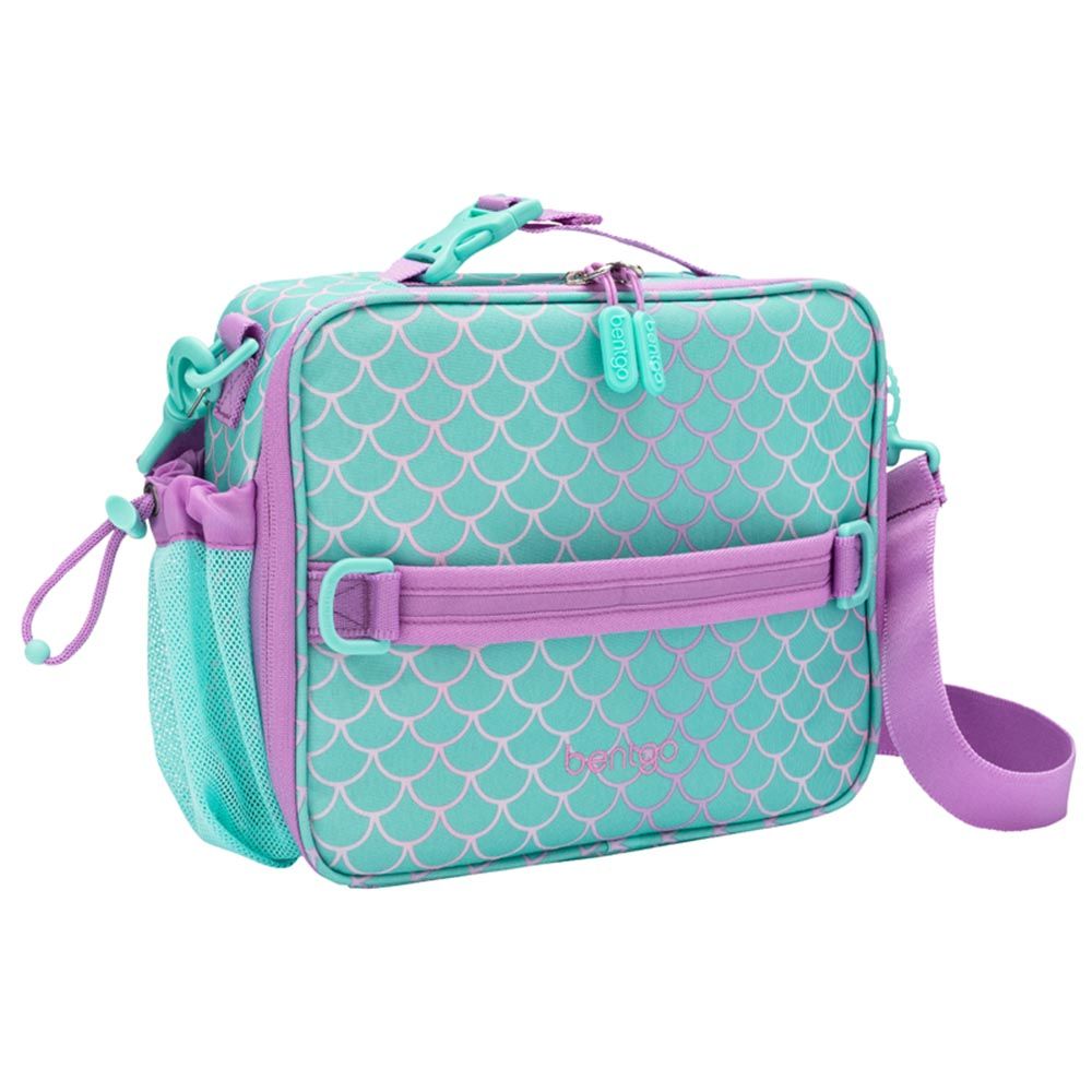 Bentgo - 5 Compartments Kids Prints Lunchbox & Lunchbag - Mermaid