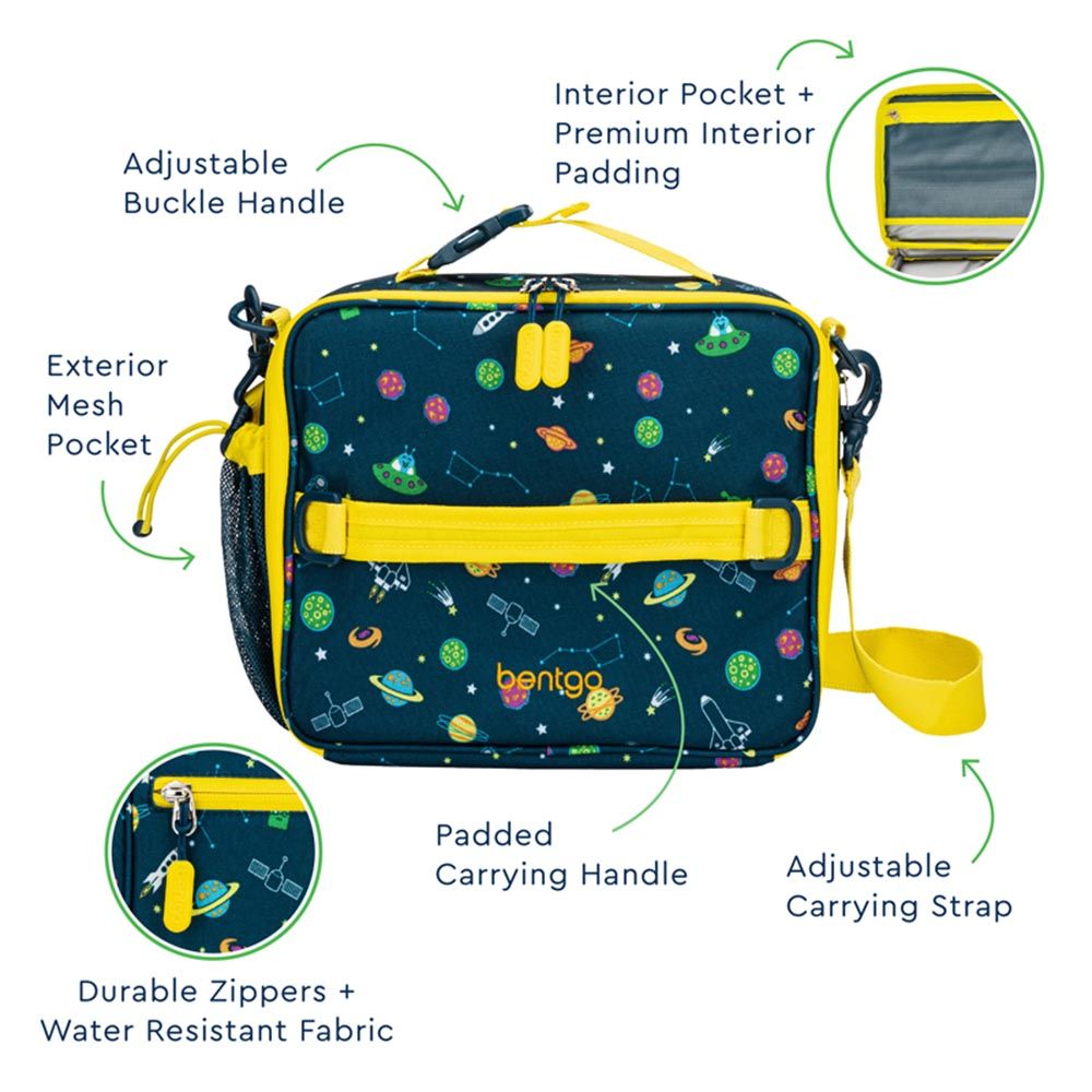 Bentgo - Kids Prints Insulated Lunch Bag - Space