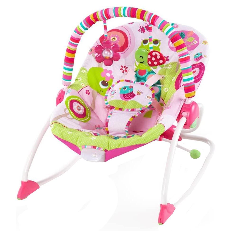 Bright Starts - Raspberry Garden Rocker - Pink