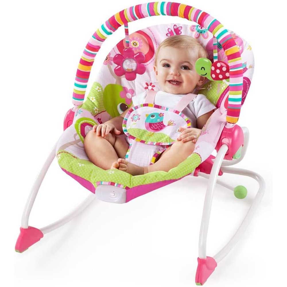 Bright Starts - Raspberry Garden Rocker - Pink