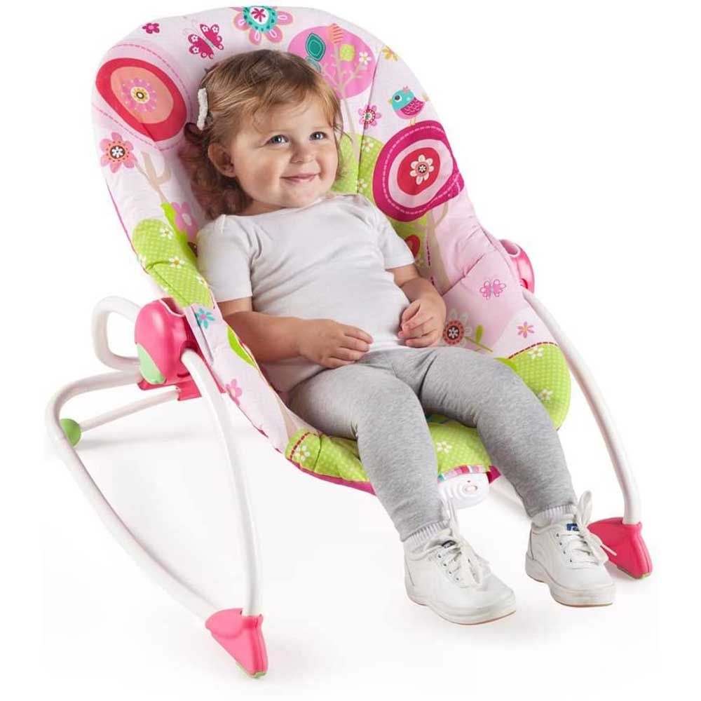 Bright Starts - Raspberry Garden Rocker - Pink