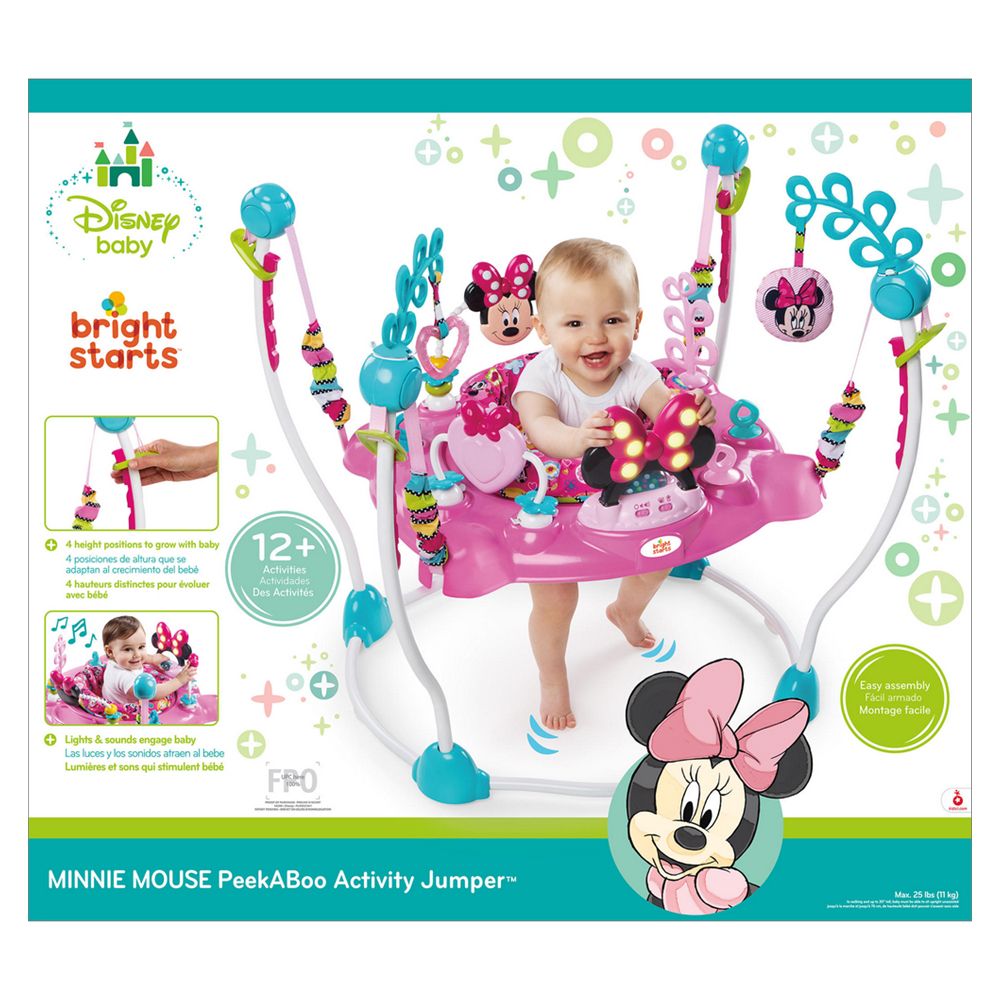 Bright Starts - Minnie Mouse Peekaboo Activity Jumper