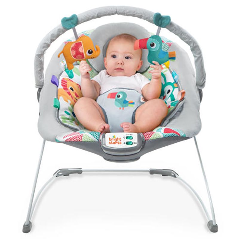 Bright Starts - Toucan Tango Bouncer - Grey