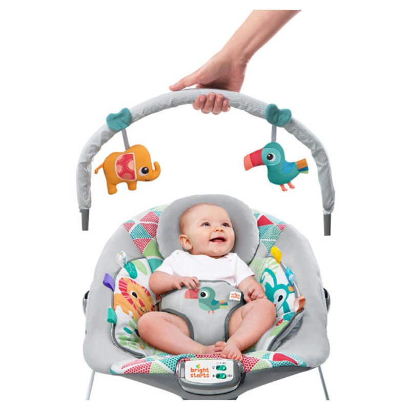 Bright Starts - Toucan Tango Bouncer - Grey