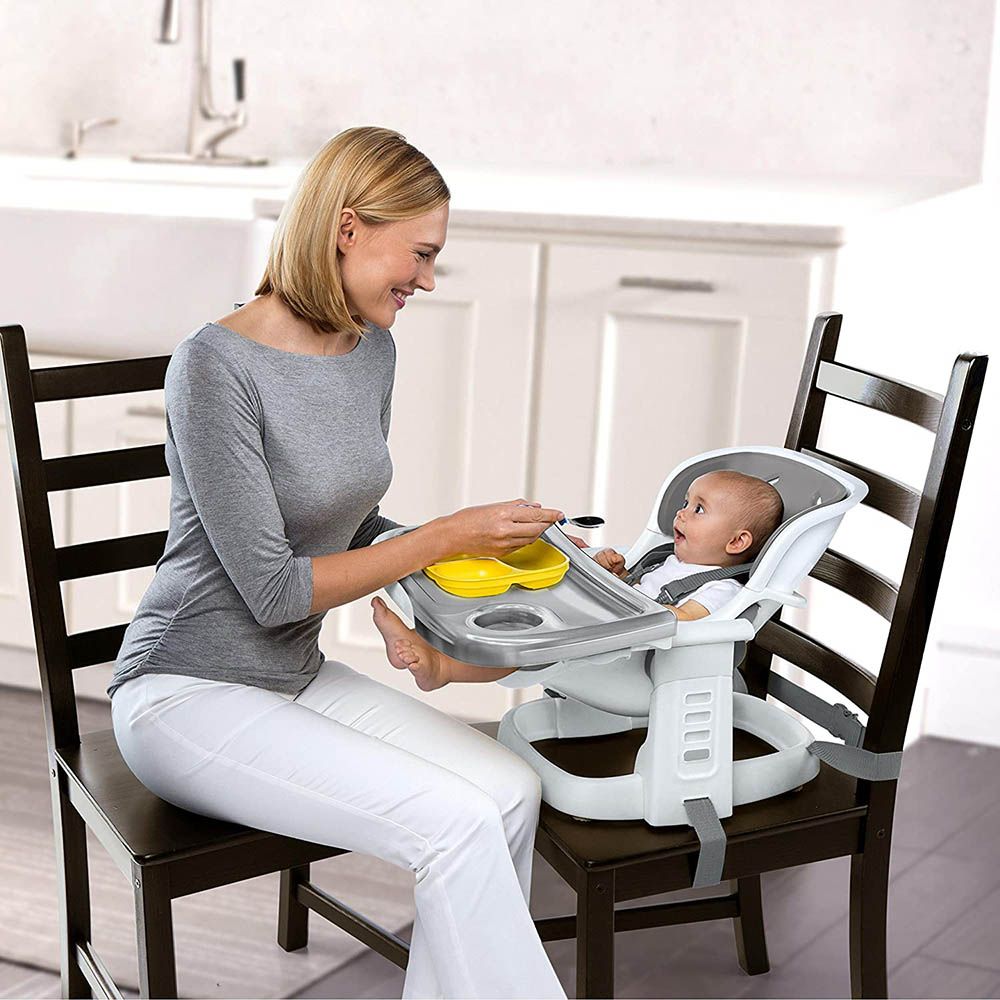 Ingenuity - Smartclean Chairmate Booster High Chair - Grey