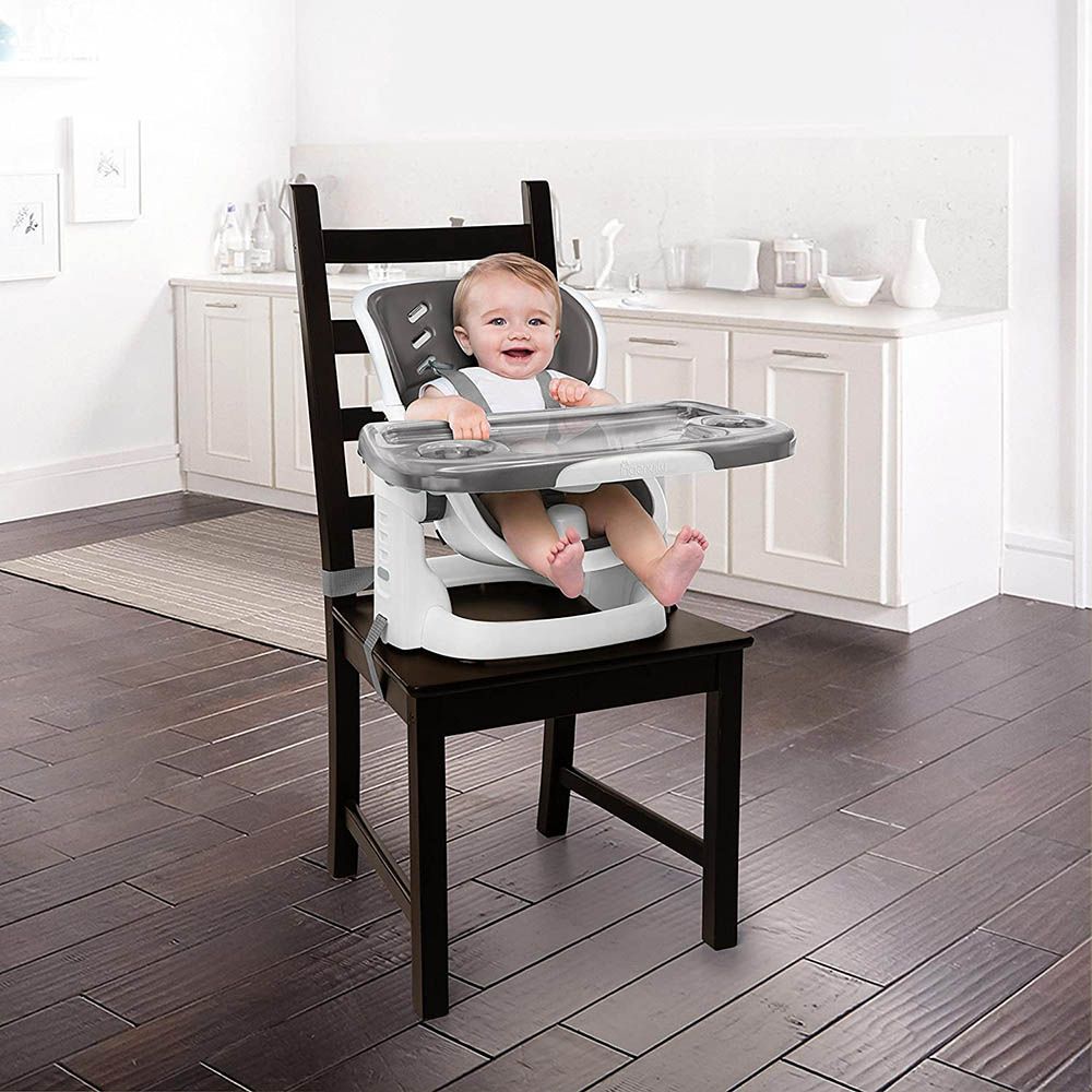 Ingenuity - Smartclean Chairmate Booster High Chair - Grey