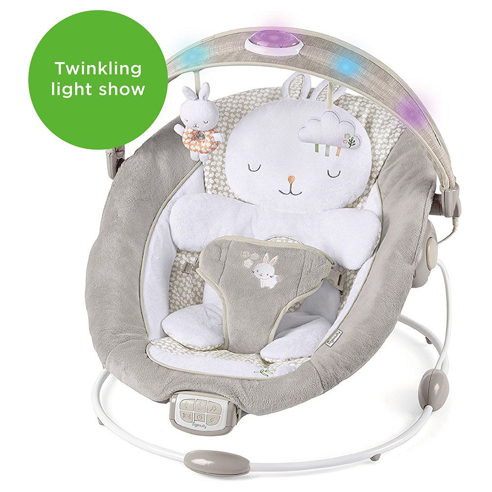 Ingenuity - Inlighten Bouncer - Twinkle Tails - Grey