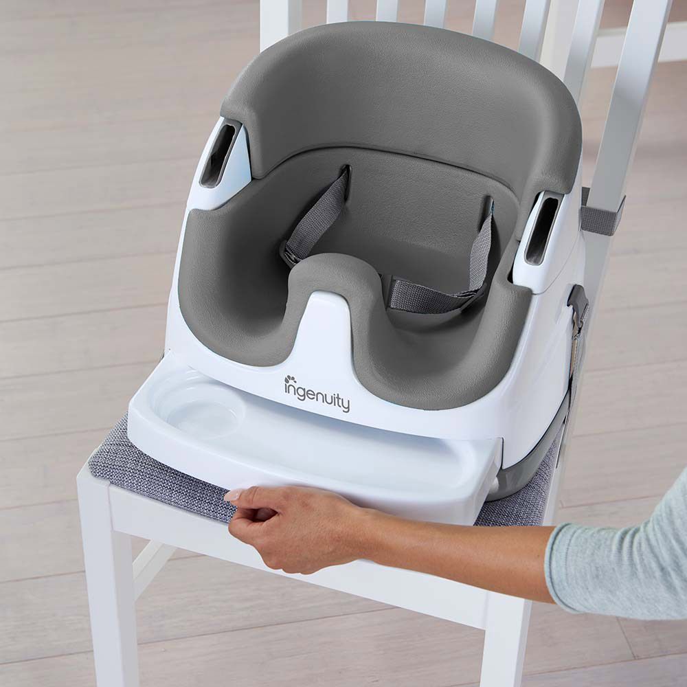 Ingenuity - Baby Base 2-In-1 Seat - Grey