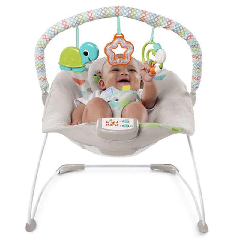 Bright Starts - Happy Safari Bouncer - Grey