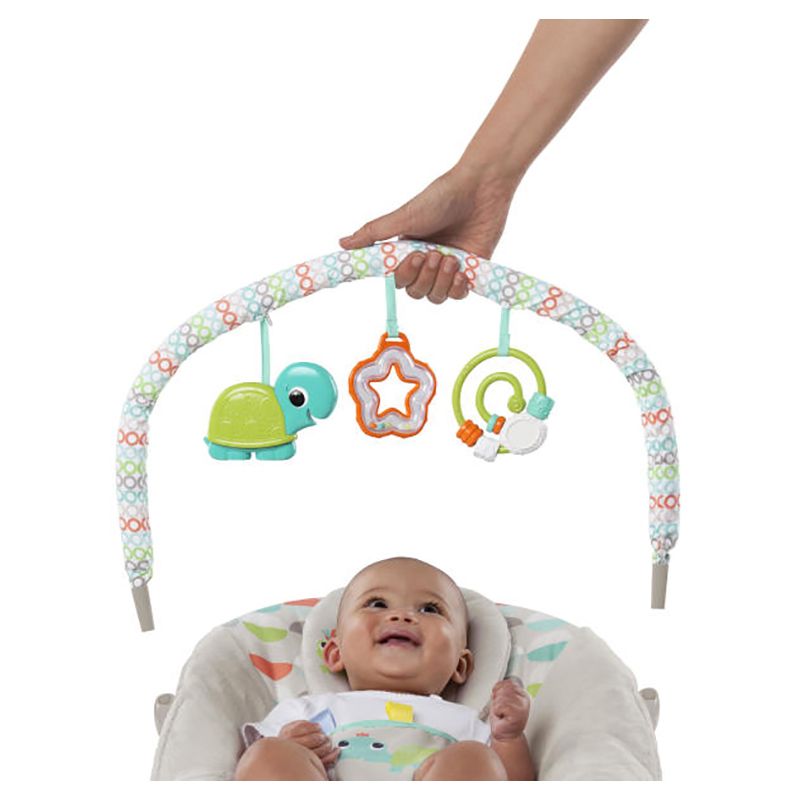 Bright Starts - Happy Safari Bouncer - Grey